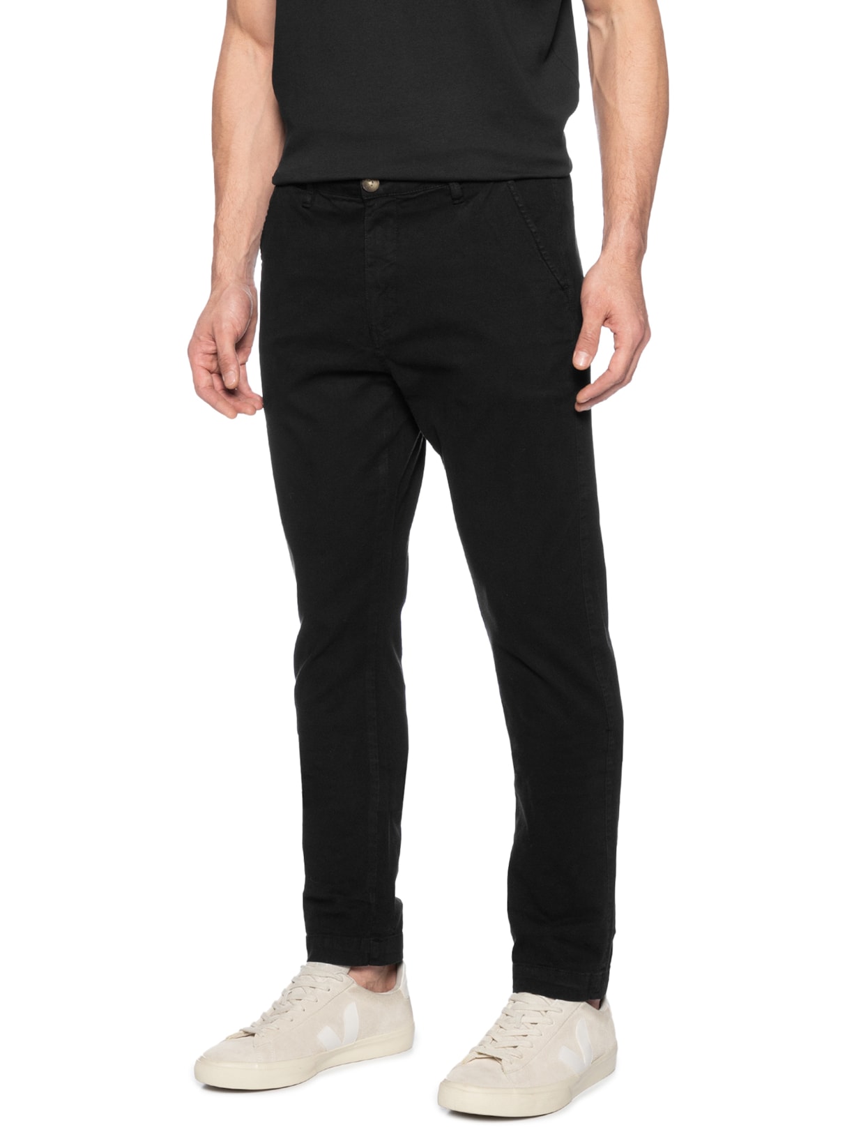 Calça Masculina Chino Preto Foxton