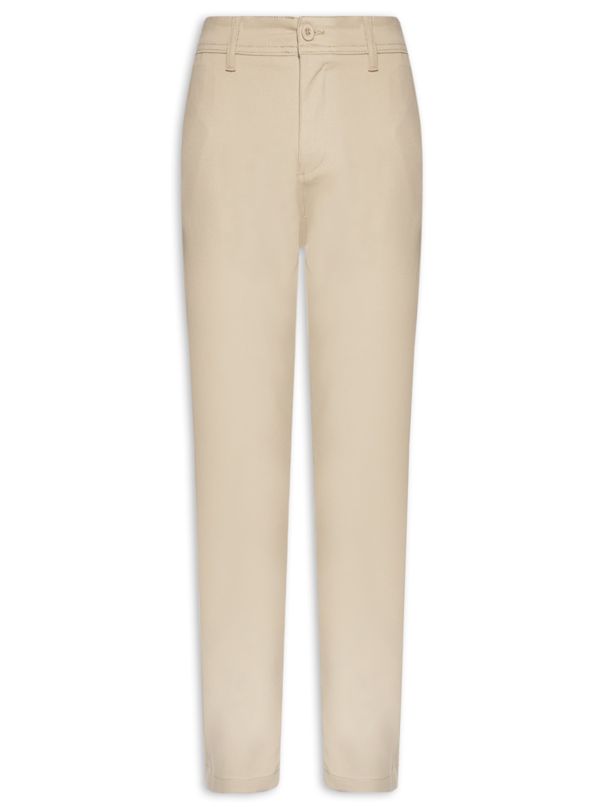 Calça Masculina Chino Reta Color - Bege