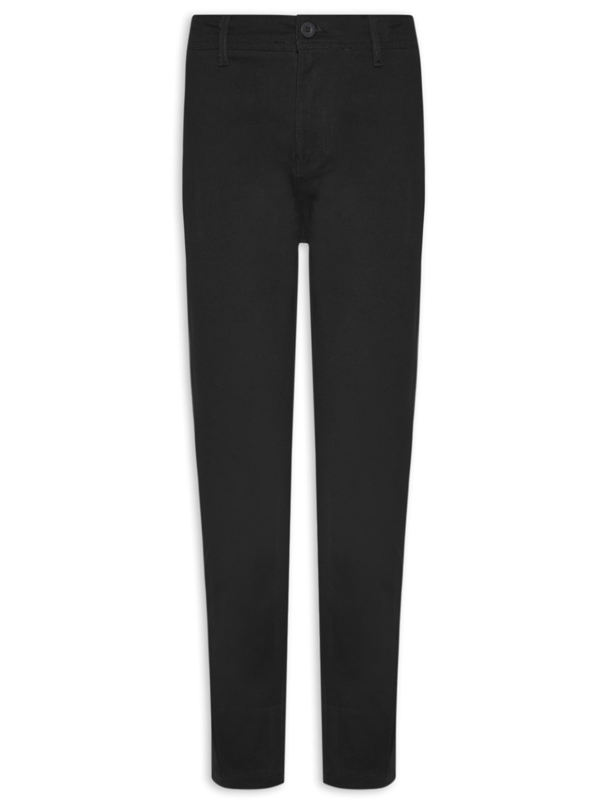 Calça Masculina Chino Reta Color - Preto