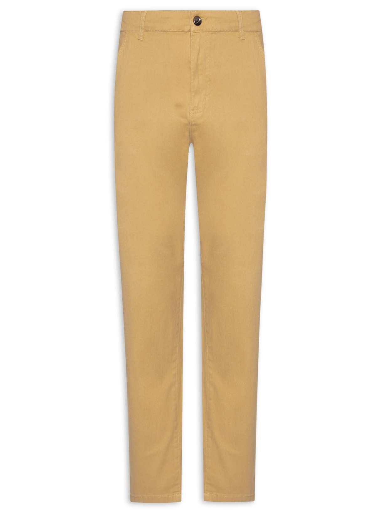 Calça Masculina Chino Sarja Color - Bege