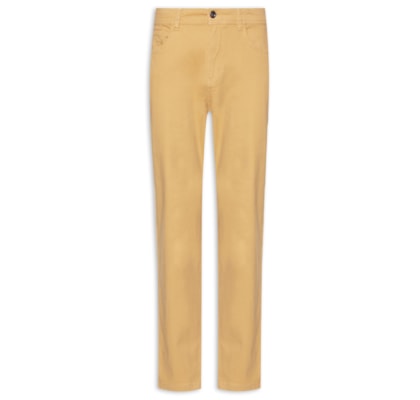 Calça Masculina Chino Sarja Color - Bege