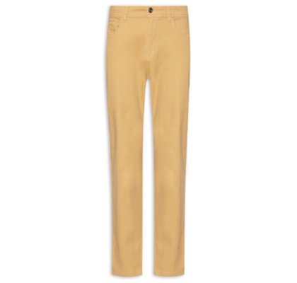 Calça Masculina Chino Sarja Color - Bege