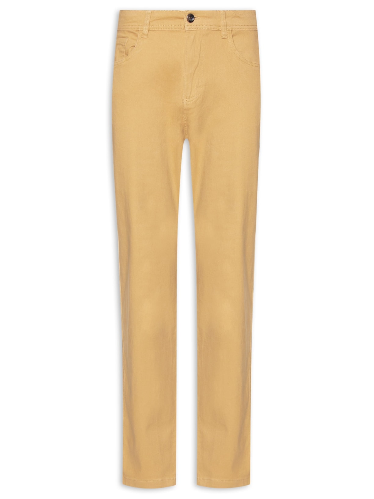 Calça Masculina Chino Sarja Color - Bege