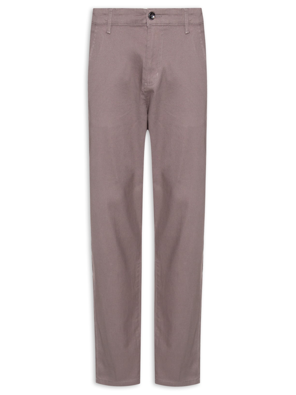 Calça Masculina Chino Sarja Color - Cinza