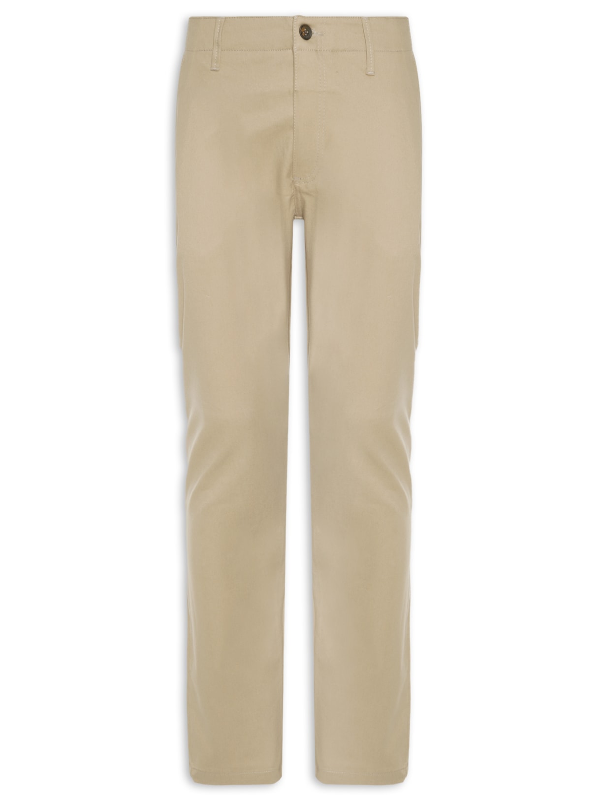 Calça Masculina Chino Sarja Elastano Bege Sergio K