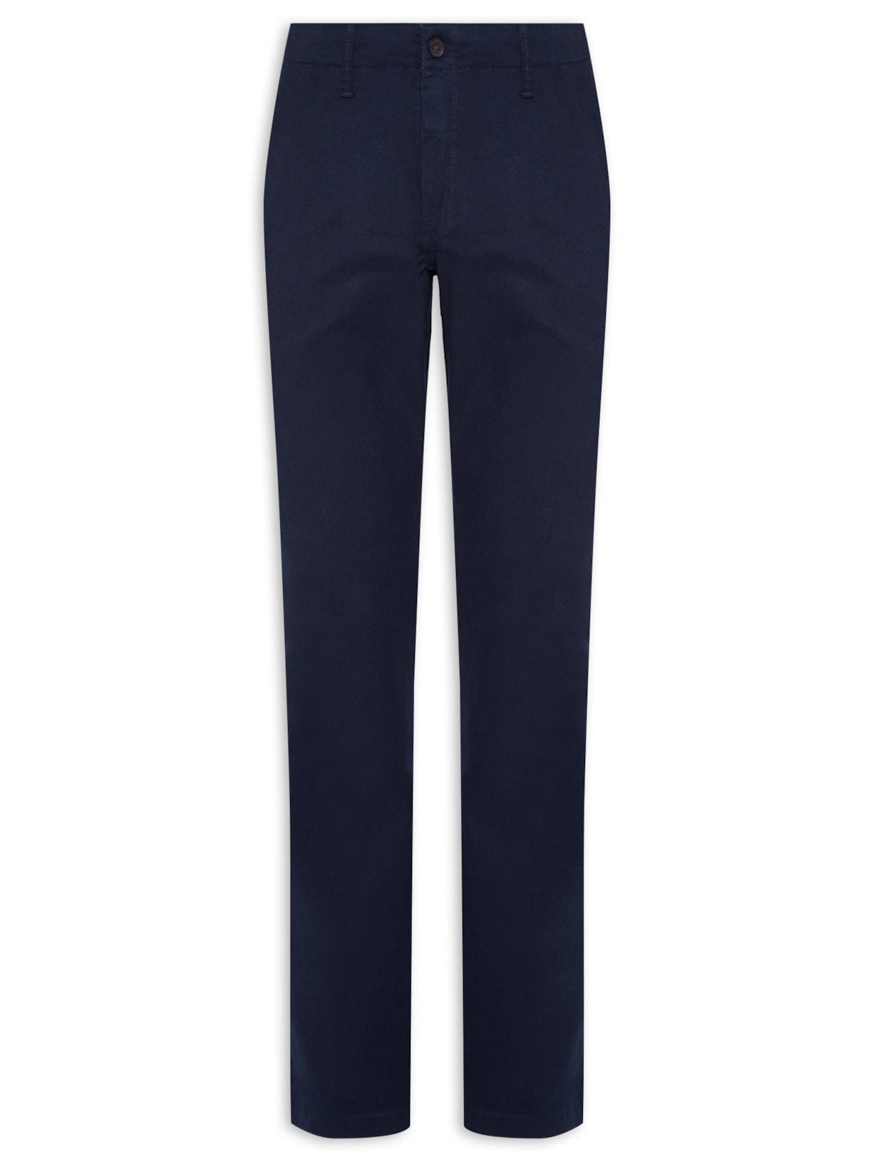 Calça Masculina Chino Sarja Elastano Tinturada - Azul