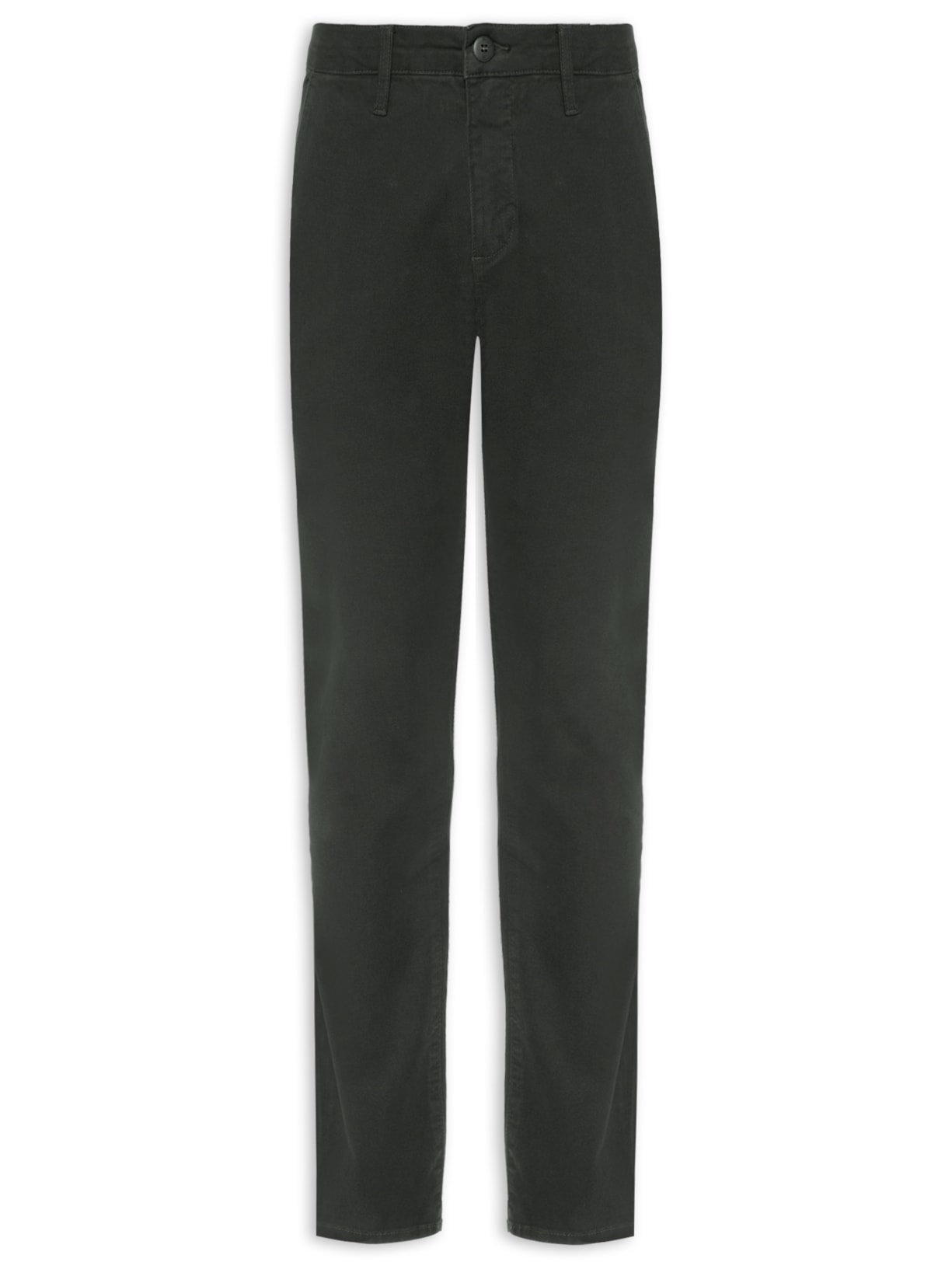 Calça Masculina Chino Skinny Sarjada - Marrom