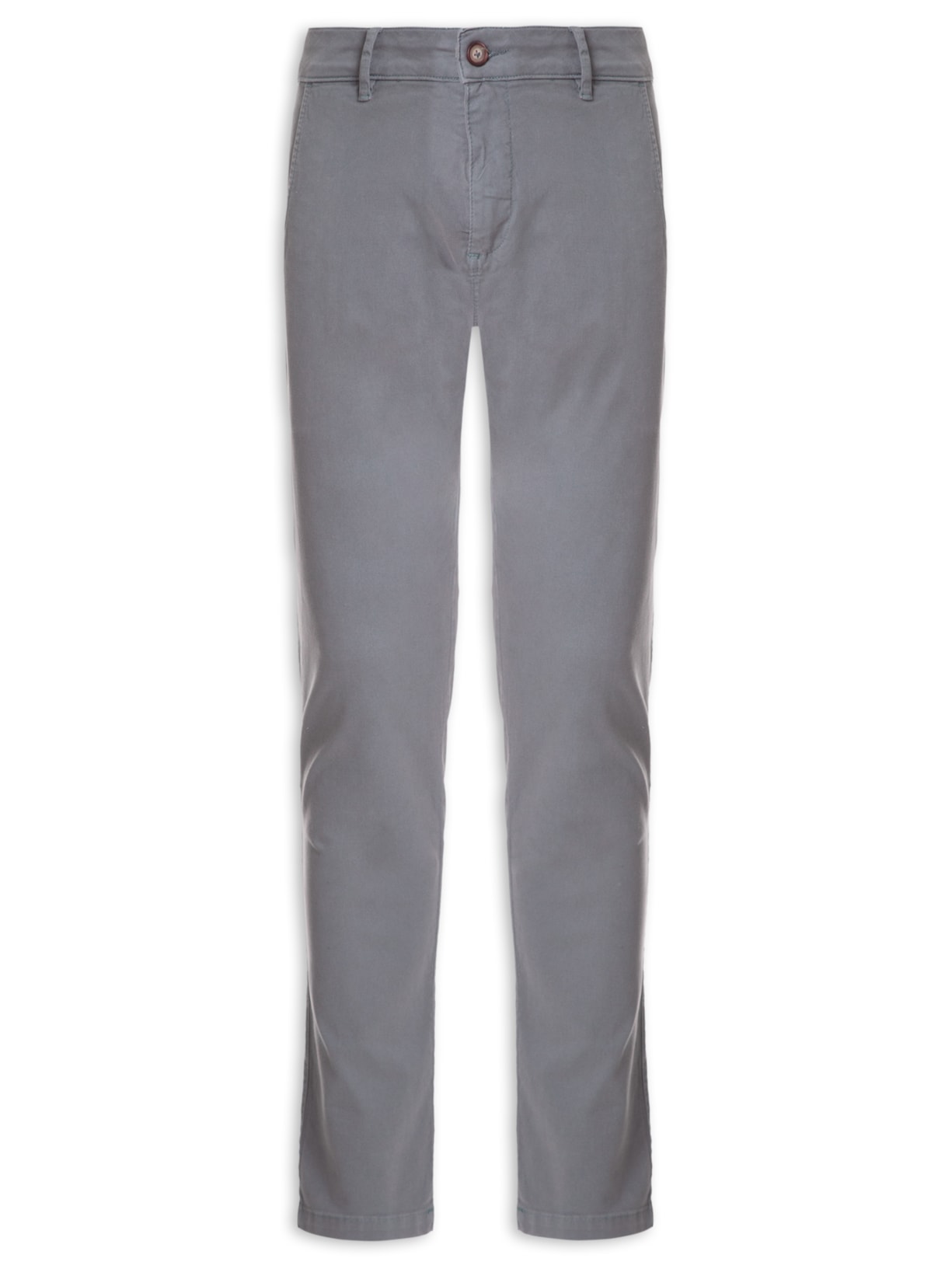 Calça Masculina Chino Slim - Cinza