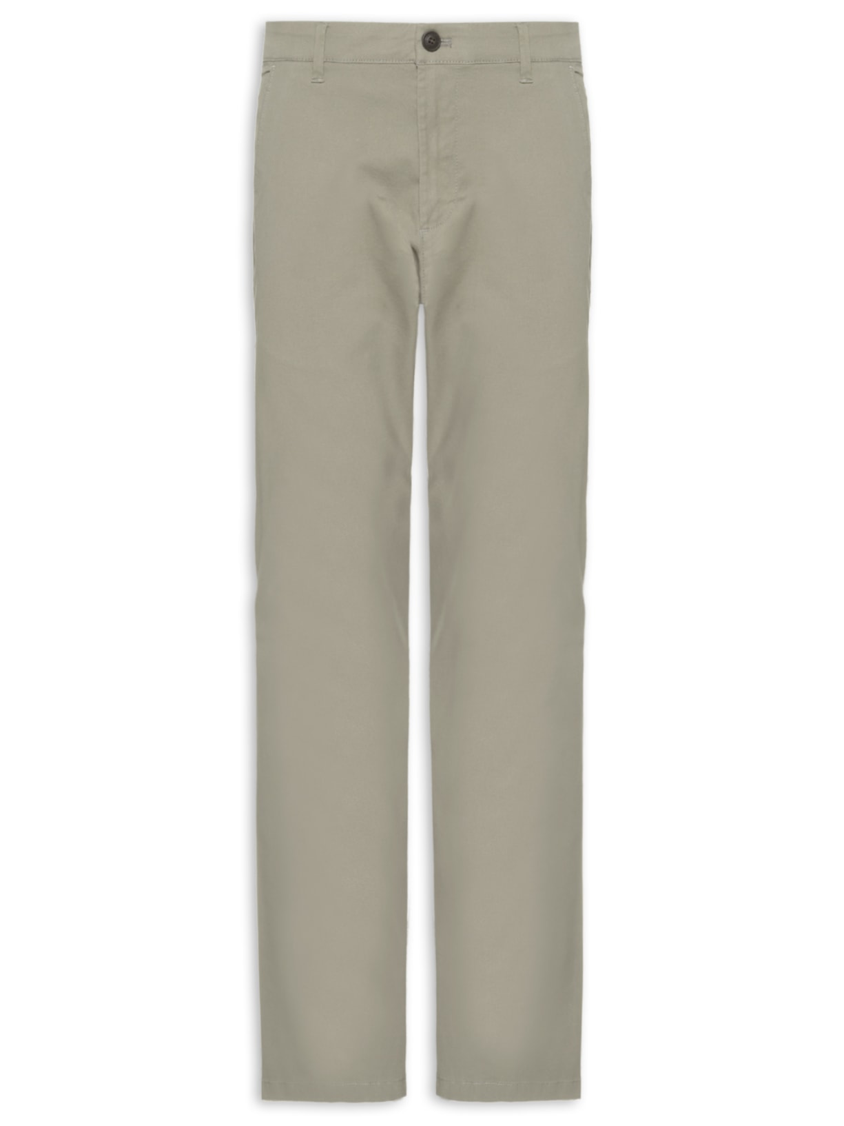 Calça Masculina Chino Slim Clássica Marrom Aramis