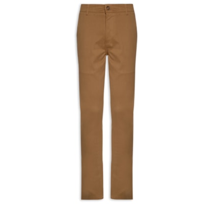 Calça Masculina Chino Slim Fit Color - Marrom
