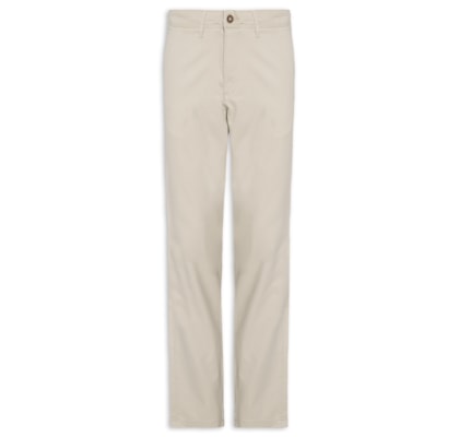 Calça Masculina Chino Slim Fit em Algodão Orgânico - Bege