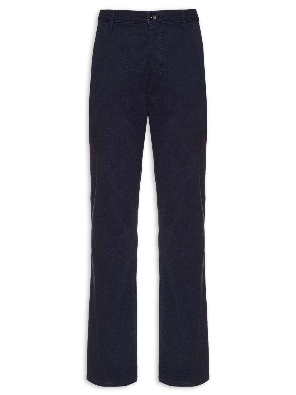 Calça Masculina Chino Slim Tinturada Básica Azul Aramis