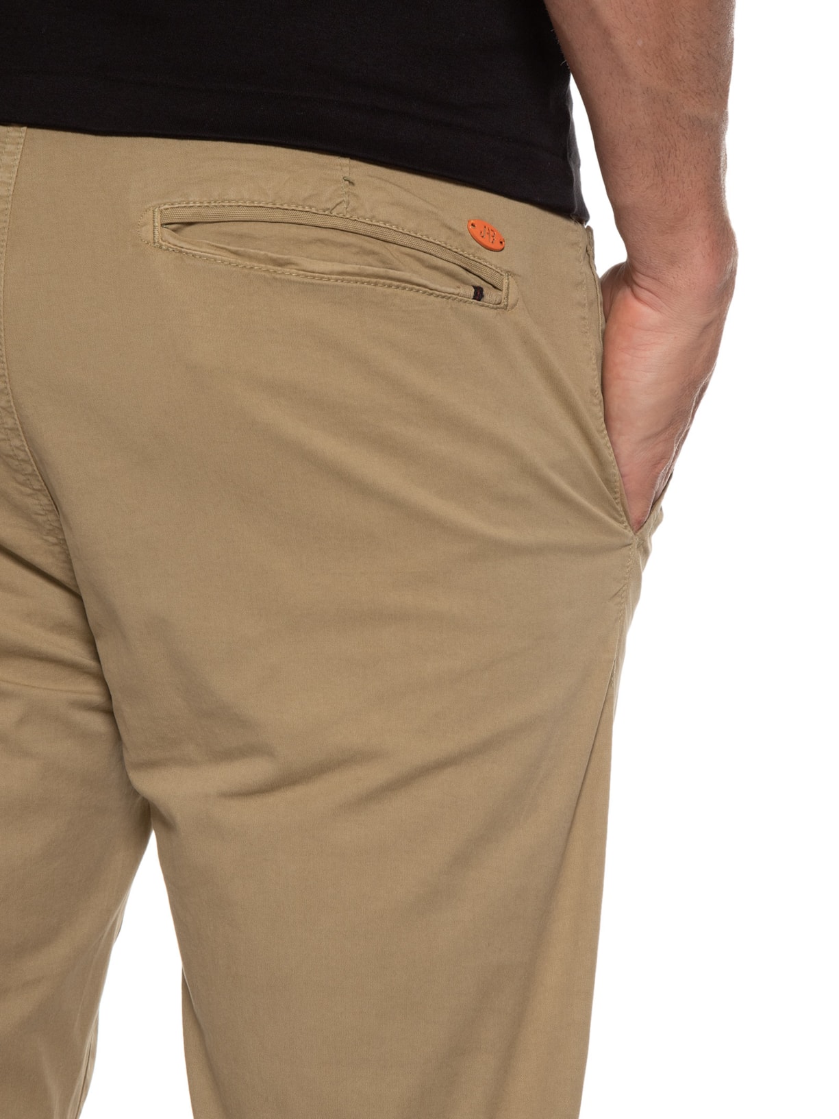Calça Masculina Chino Slim Ton Bege Jab