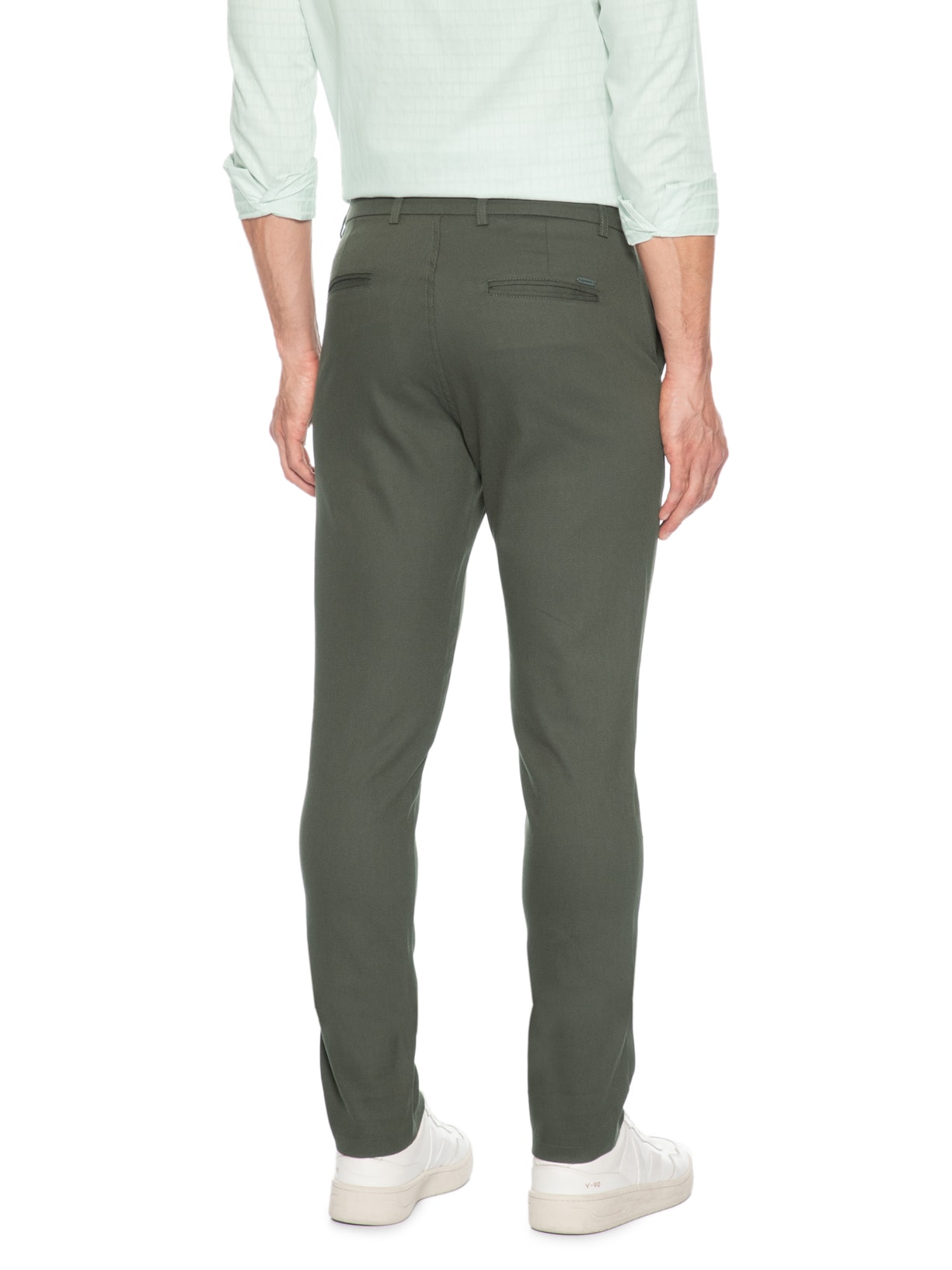 Calça Masculina Chino Texture Verde Sergio K