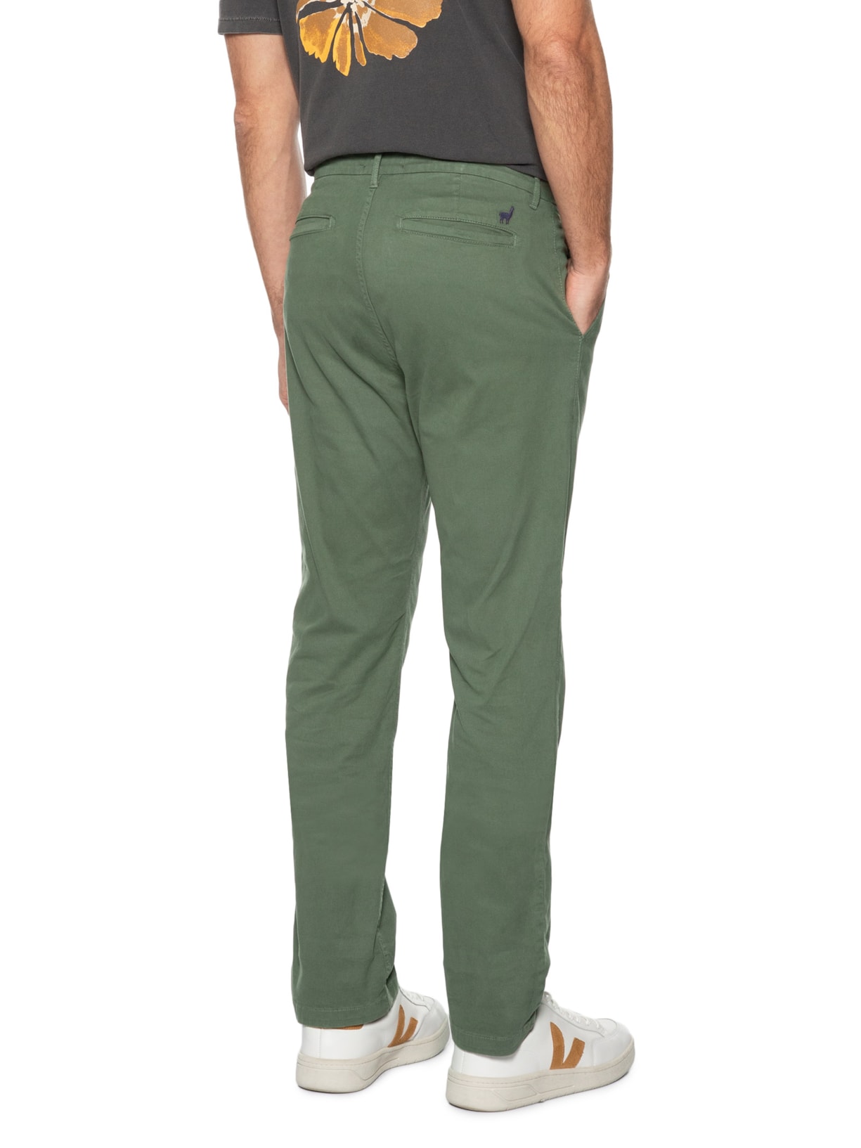 Calça Masculina Chino Verde Zapalla