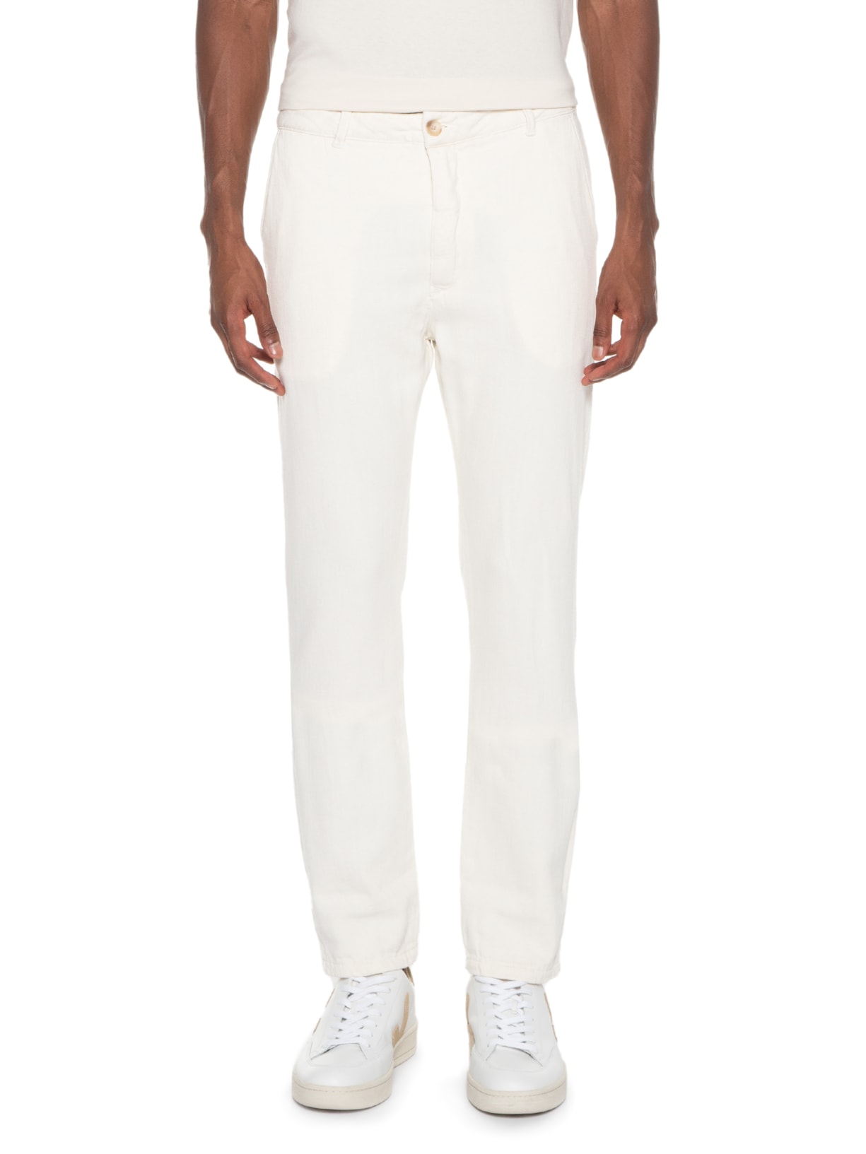 Calça Masculina Chino Viscolinho Bege Richards