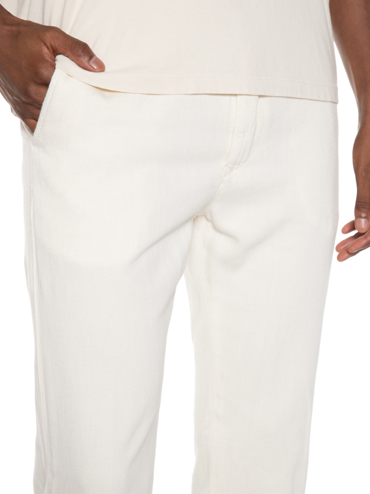 Calça Masculina Chino Viscolinho Bege Richards