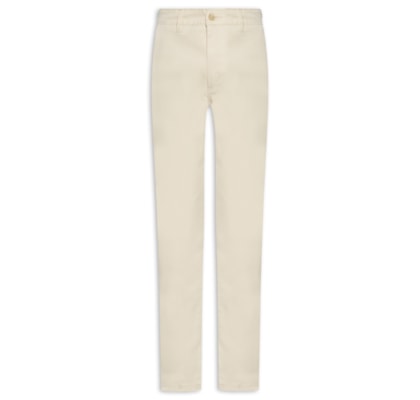 Calça Masculina Clássica Chino Slim - Bege