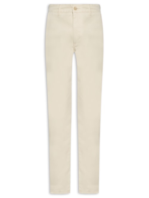 Calça Masculina Clássica Chino Slim - Bege