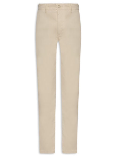 Calça Masculina Clássica Chino Slim - Marrom