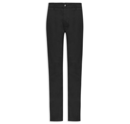 Calça Masculina Clássica Chino Slim - Preto