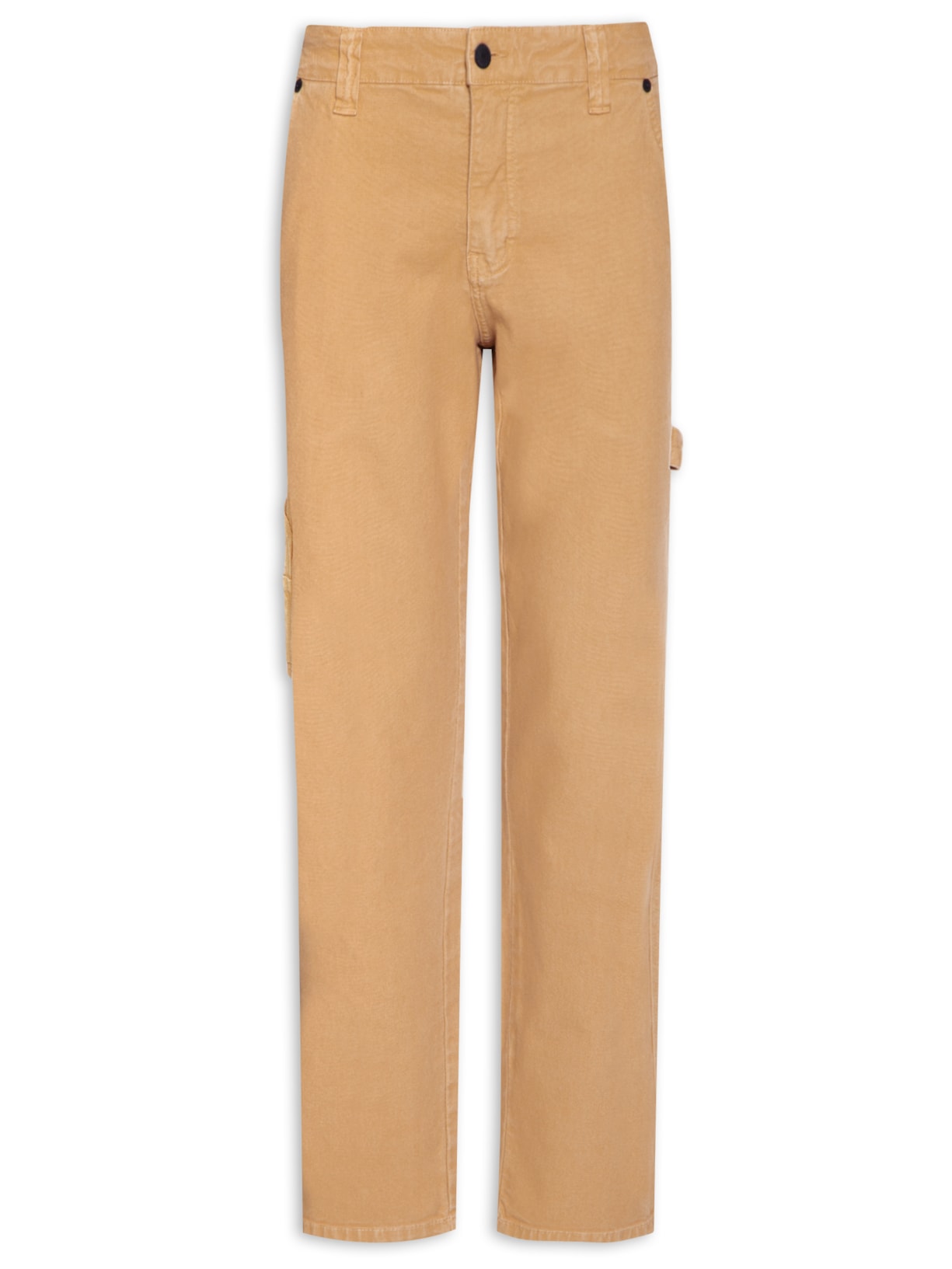 Calça Masculina Color Dad Jean Carpinteiro - Bege