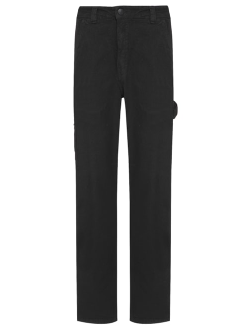 Calça Masculina Color Dad Jean Carpinteiro - Preto