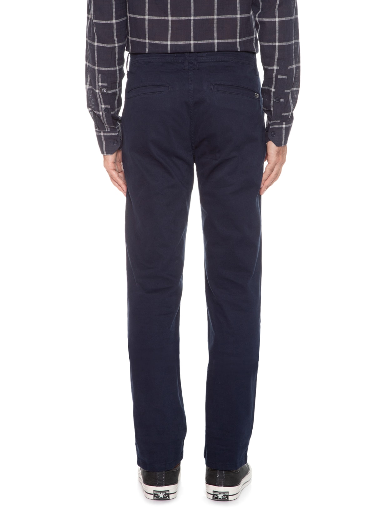 Calça Masculina Color Five Pockets Skinny Azul Calvin Klein Jeans