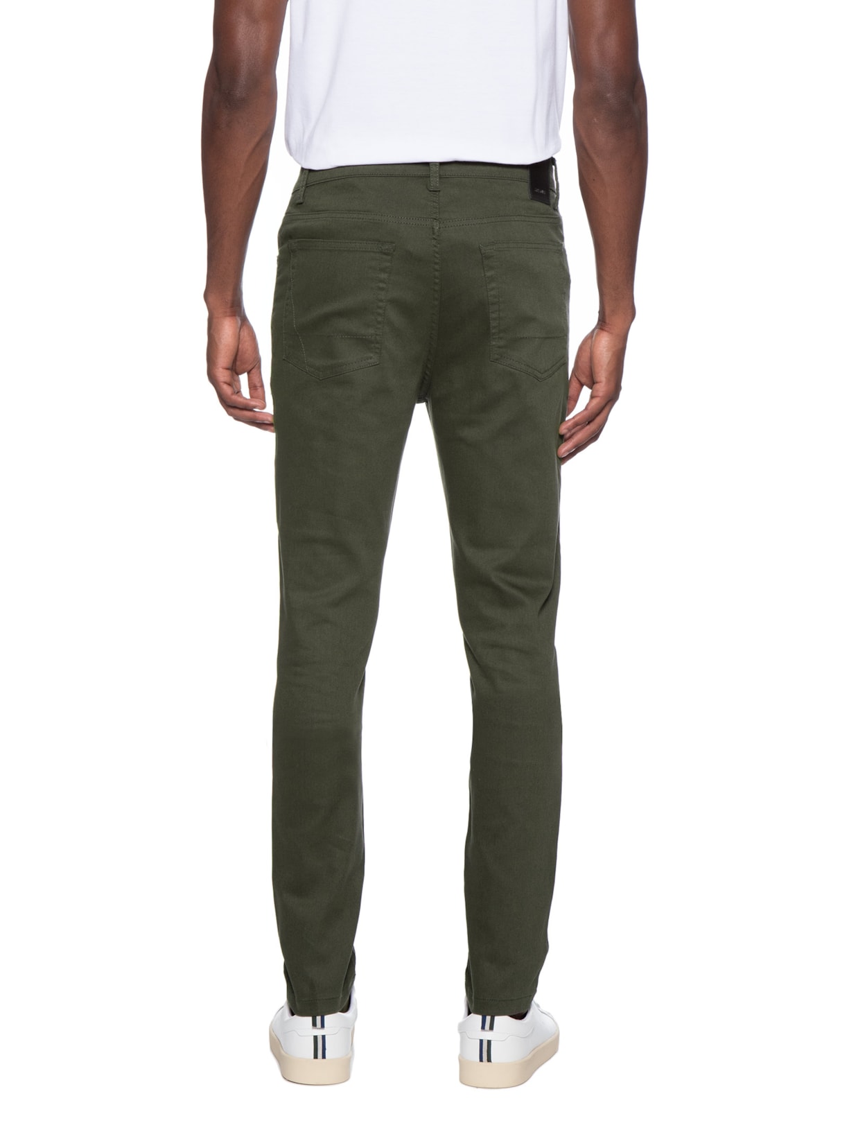 Calça Masculina Color Skinny Fit Power Verde Aramis