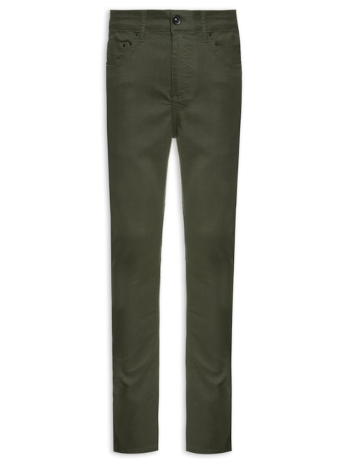 Calça Masculina Color Skinny Fit Power - Verde