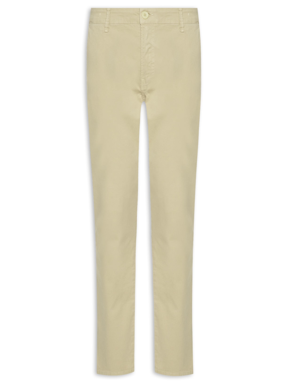 Calça Masculina Color Slim Chino - Bege