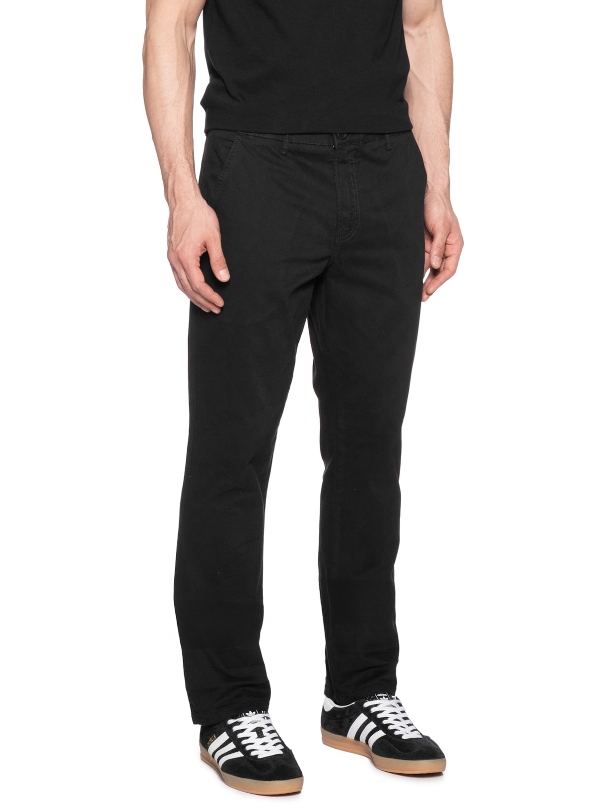 Calça Masculina Color Slim Chino Preto Calvin Klein Jeans