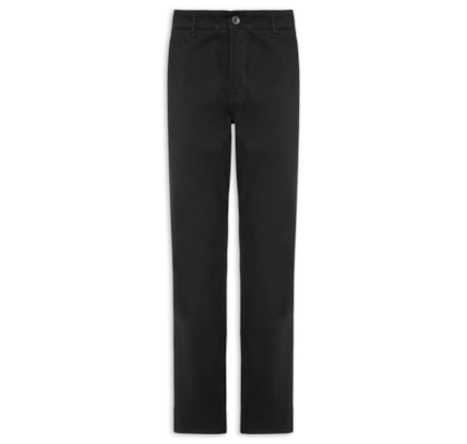 Calça Masculina Color Slim Chino - Preto
