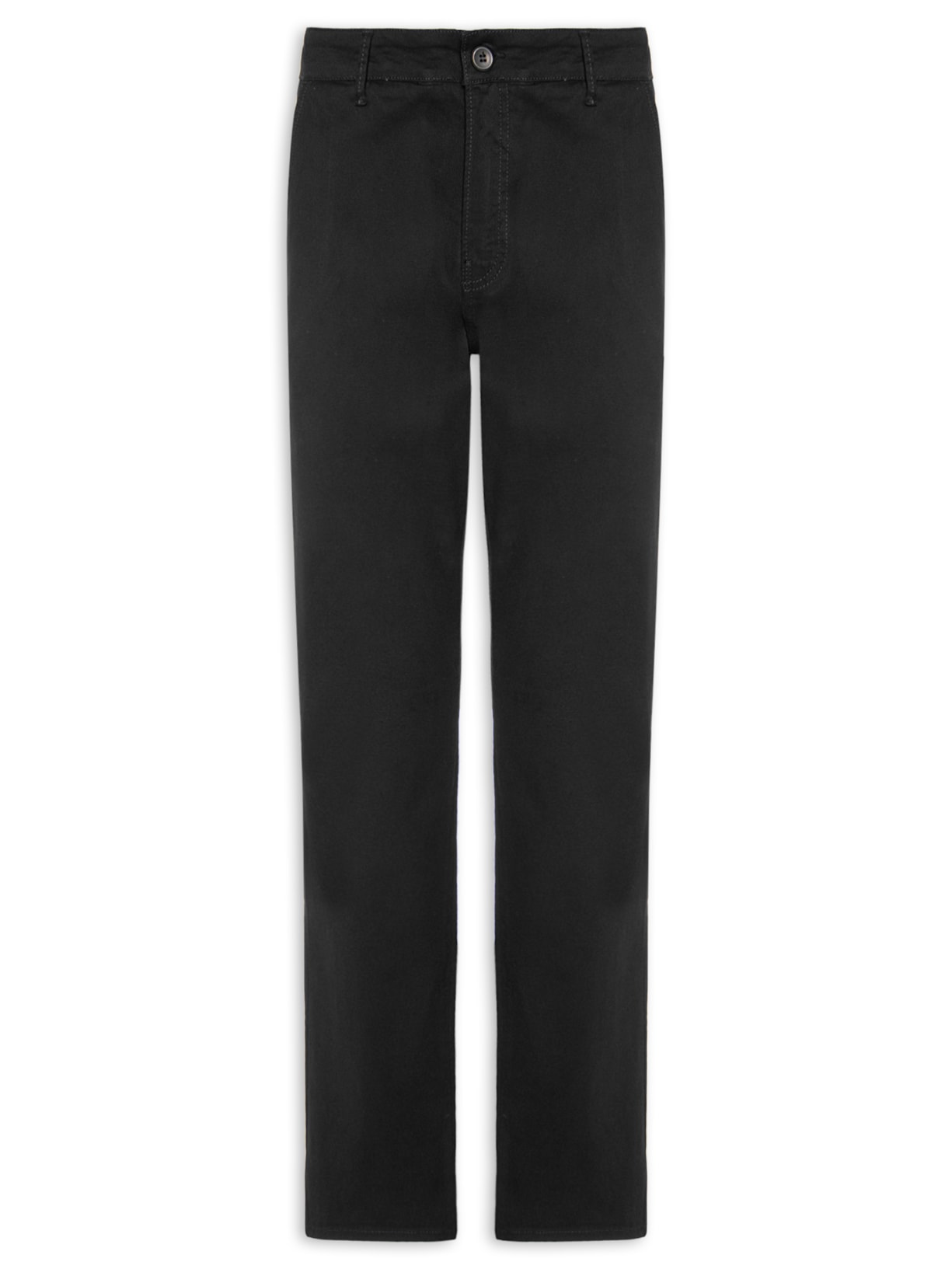 Calça Masculina Color Slim Chino - Preto