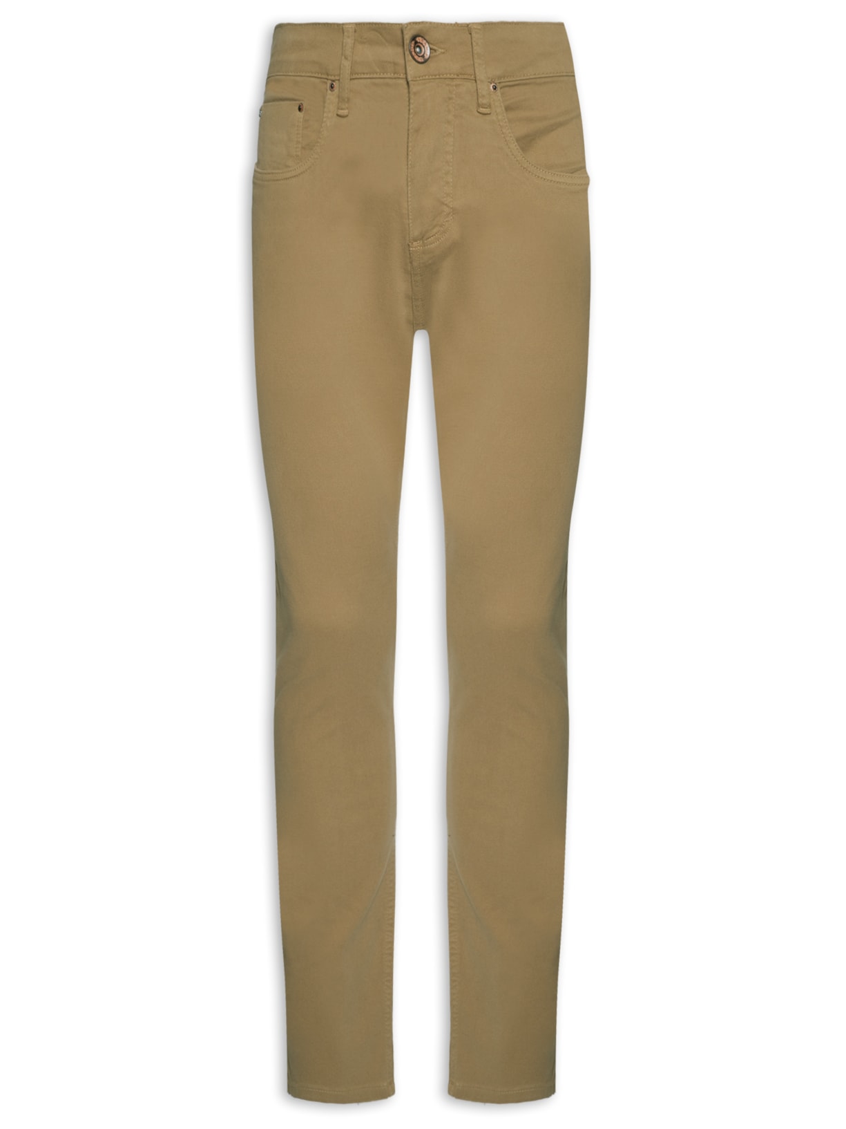 Calça Masculina Color Slim Color - Marrom