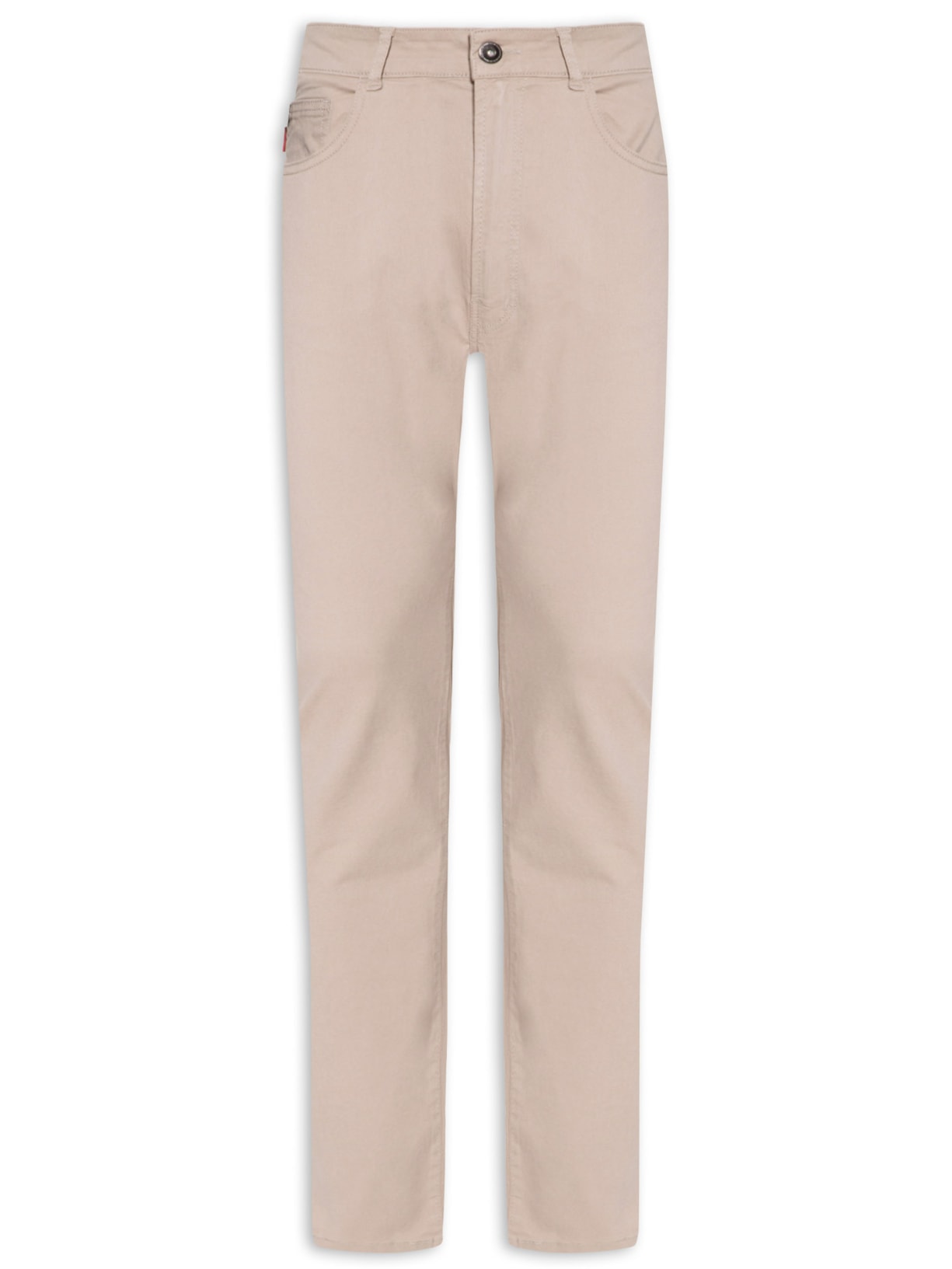 Calça Masculina Color Twill Power Et Zetex - Bege