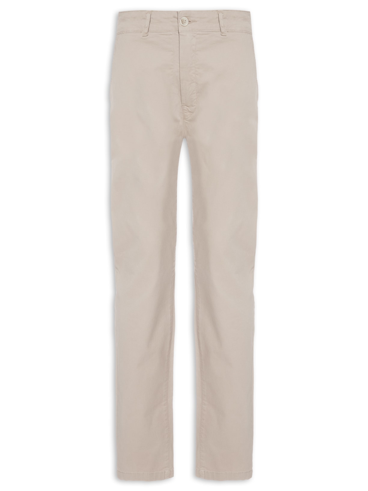 Calça Masculina Color Twill Power (Tradicional) Chino - Bege