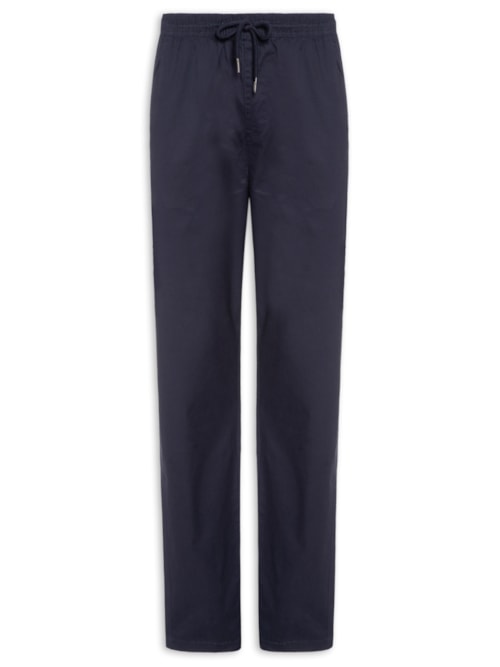 Calça Masculina Com Elástico Na Cintura - Azul