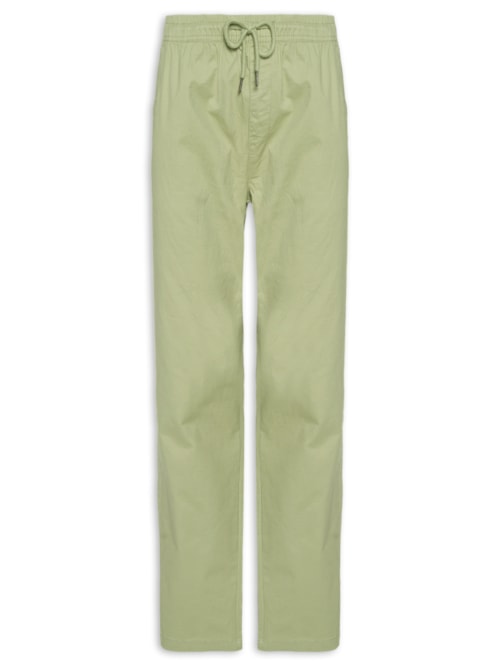 Calça Masculina Com Elástico Na Cintura - Verde