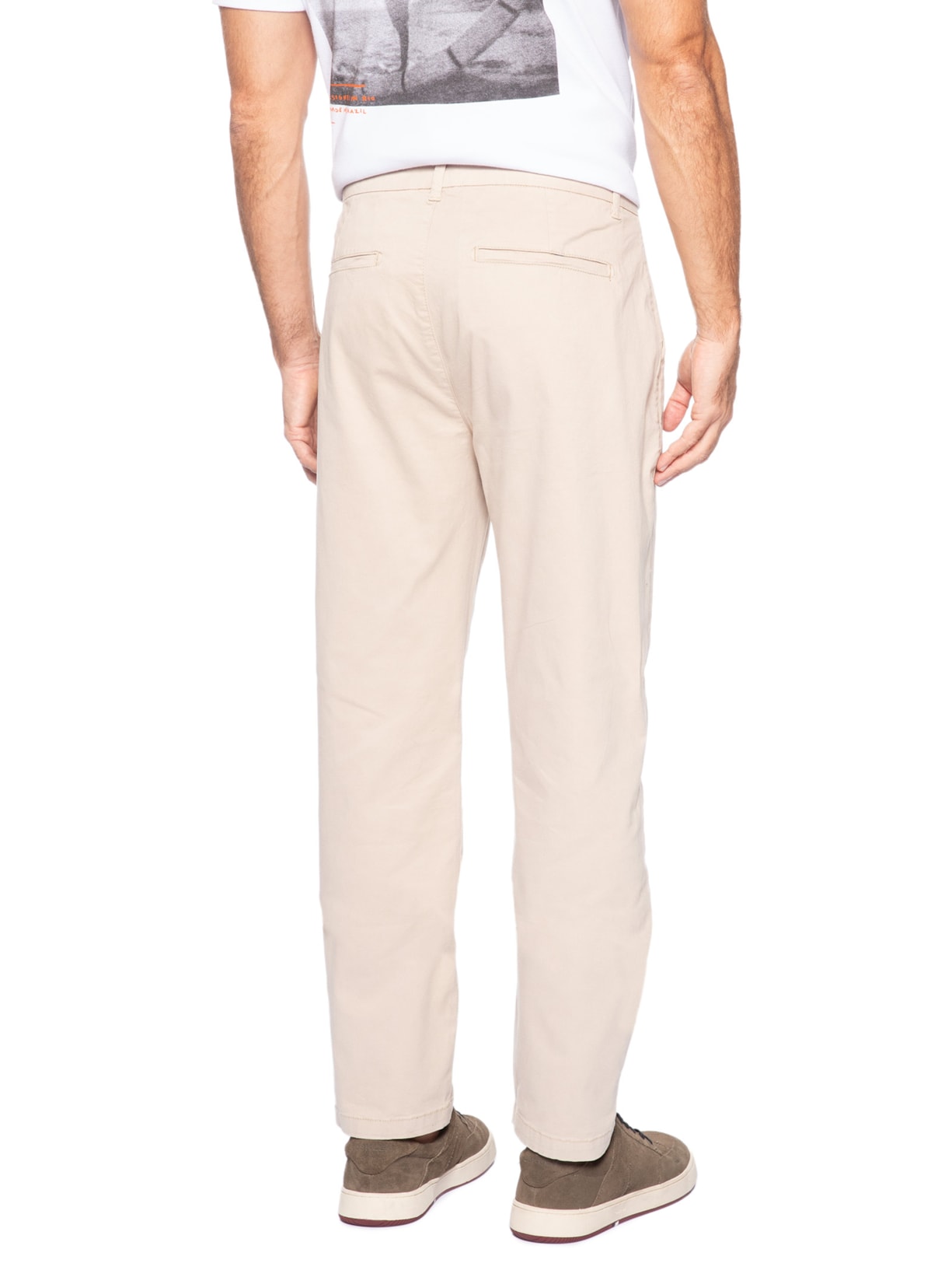 Calça Masculina Comfort Paper Bege Osklen