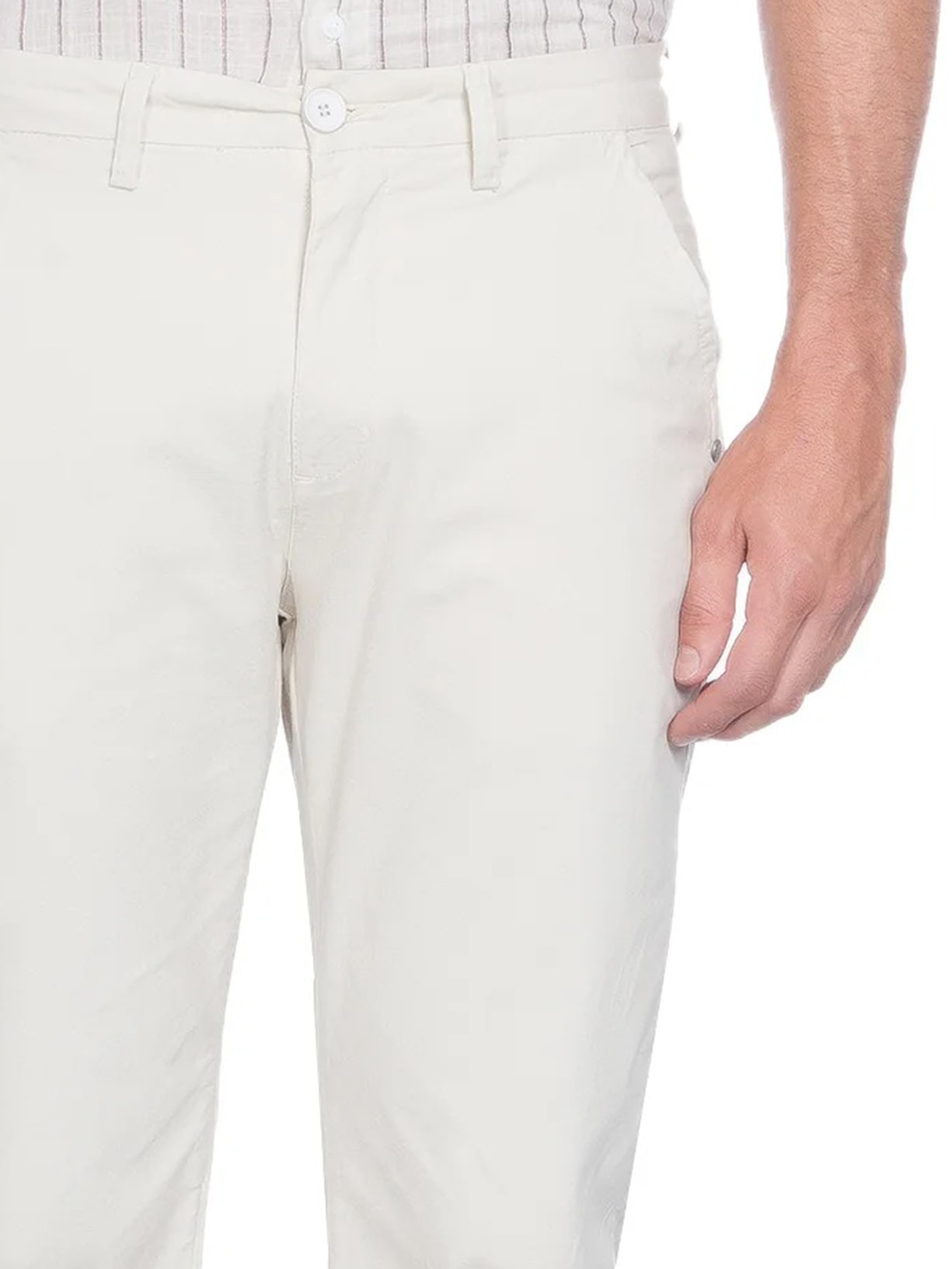 Calça Masculina Comfort Paper Bege Osklen