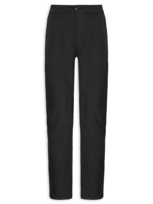 Calça Masculina Confort Slim - Preto