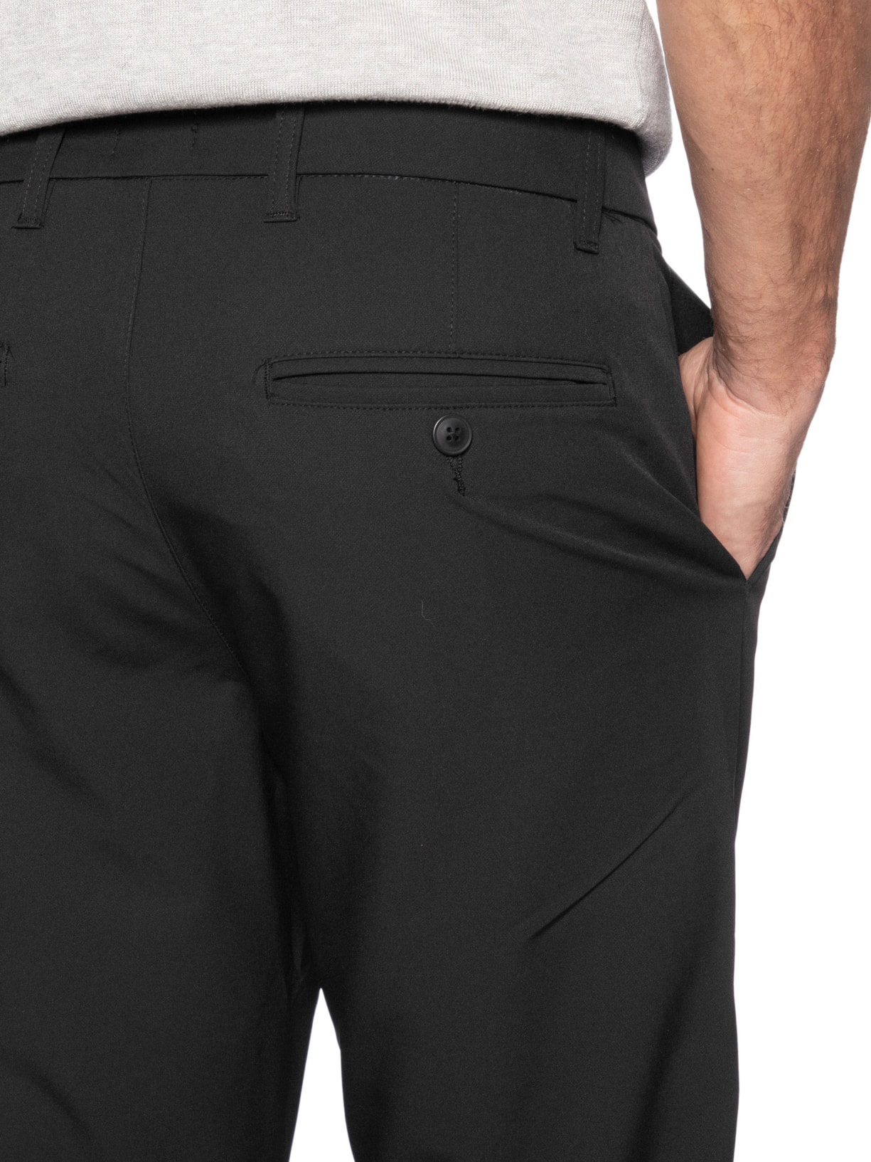 Calça Masculina Confort Slim Preto Basiq Men
