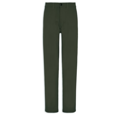 Calça Masculina Confort Slim - Verde