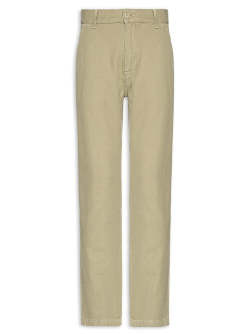 Calça Masculina Confort Texture - Bege