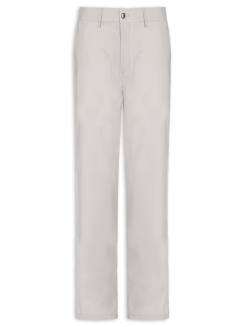 Calça Masculina Corte Alfaiataria Casual Slim - Cinza