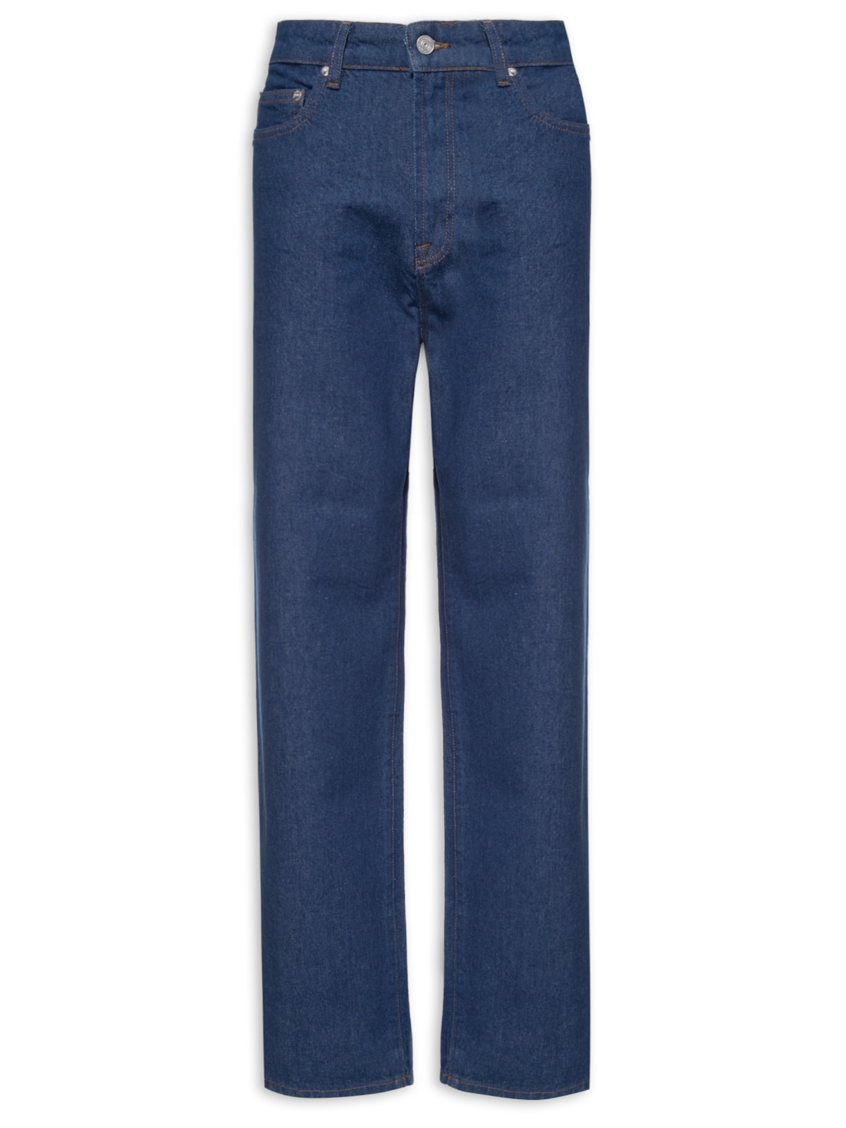 Calça Masculina Corte Reto Jeans 5 Pockets Azul  Lacoste