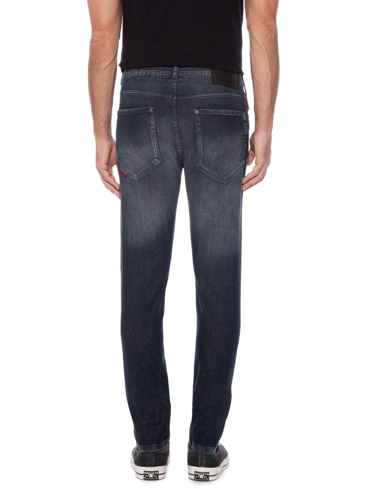 Calça Masculina Dark Forest Elastic Skinny Et. Zetex Azul Ellus