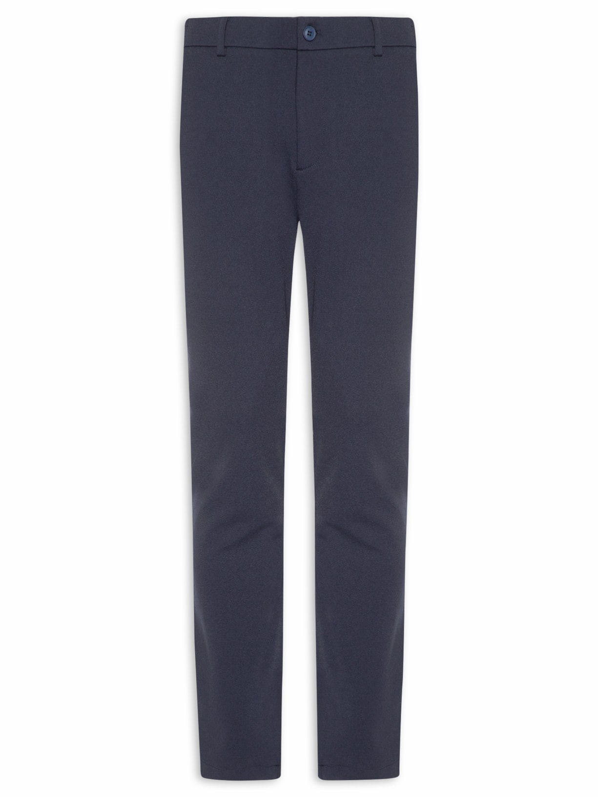 Calça Masculina De Alfaiataria Em Malha Azul Aramis