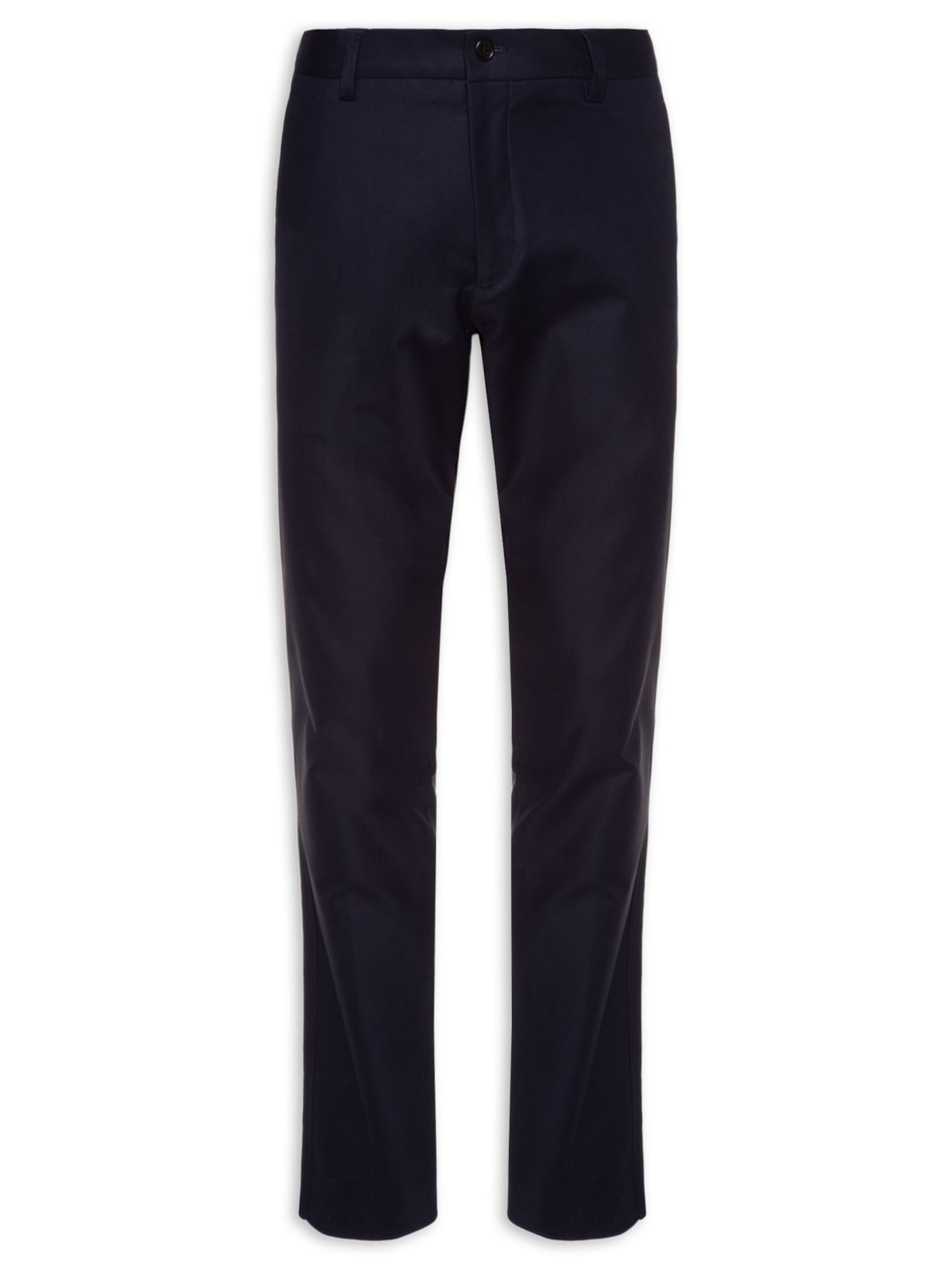 Calça Masculina de Alfaiataria Slim Fit Leve Lisa Azul Ricardo Almeida